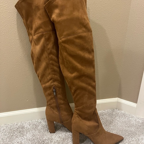 Nine West Tan Over-the-Knee Boots